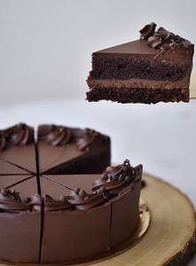 Chocolate Truffle Cake Slice