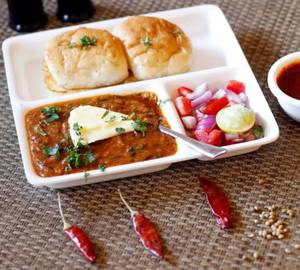 Schezwan Pav Bhaji