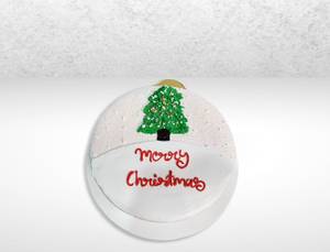 Christmas Tree Wishes Cake