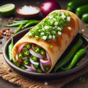 Hari Mirch/ Green Chilli Roll