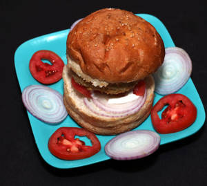 Veg cheese burger