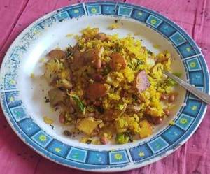 Aloo poha 2 Plates