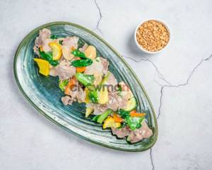Steamed Pork With Seasonal Veg