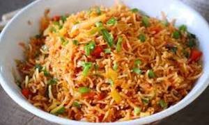 Schezwan Egg Fried Rice 