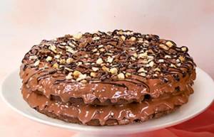 Dry Fruits Waffle Cake( Double Layer)