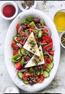 Greek paneer salad
