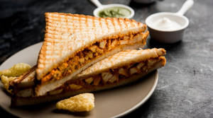 Barbeque Chicken Cheese Sandwich