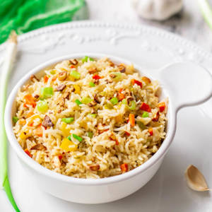 Veg Garlic Fried Rice