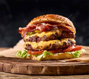 Double Cheese Chiken Burger