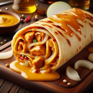 Barbeque Chicken Egg Roll
