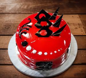 Eggless Strawberry Cake (1 Pound)