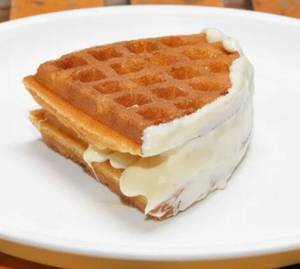 White Choco Waffle (Eggless) (Must Try)