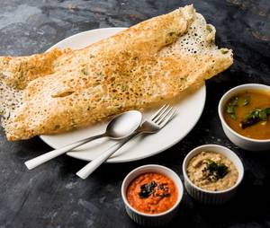 Cheese Rava Sada Dosa 
