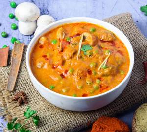 Mushroom Mattar Masala