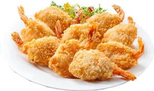 Golden Fried Prawns