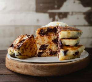 Choco infused pancake