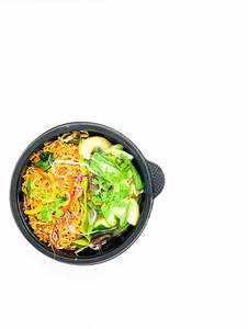 Chilli Basil Noodles With Stir Fried Vegetables Bowl [serves 1]