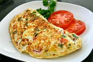 Veggie Omelette [4 Eggs]