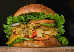 Chicken Burger - 55g Protein Meal