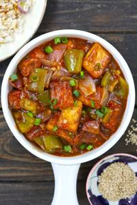 Paneer Chilli - Gravy