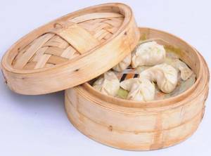 Cheesy Pizza Momos (5 Pcs)