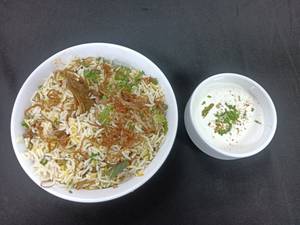 Mutton biryani                                                     