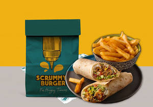 Veg Tikki Wrap