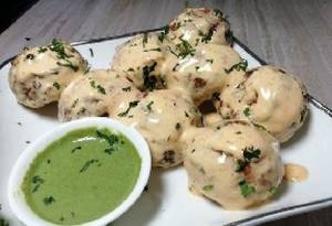 Chicken Afghani Malai Momos (6Pcs)