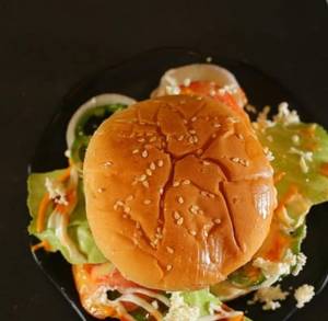 Paneer Burger With Cheese