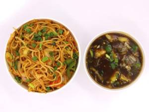 Szechwan Noodle Bowl With Veggie Black Pepper Sauce