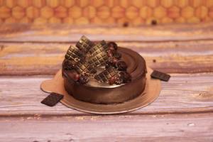 Pure Dark Chocolate Truffle Eggless Cake (500gms)