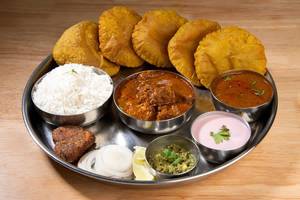 Mutton Wade Thali
