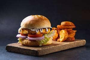 Spicy Cottage Cheese Burger