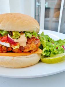 Grilled Tandoori Paneer Burger