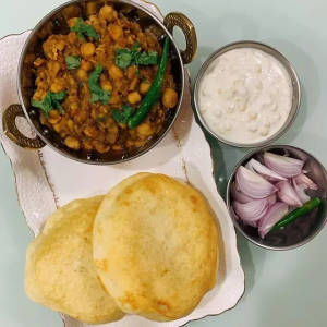 Bhature Chole 3 In One