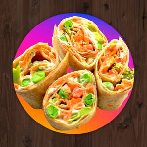 Cream Veg Kathi Roll