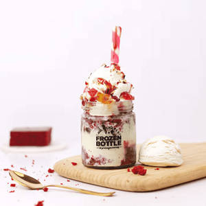 Red Velvet Ice Cream Dessert Jar