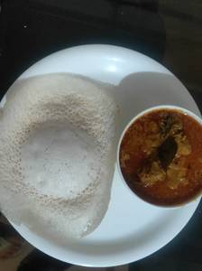Appam (2 Nos) N One  Portion Chicken Curry