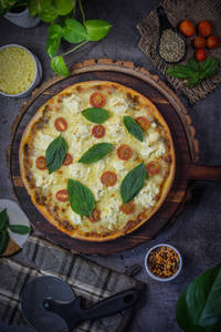 Buratta Pizza Margherita 10"