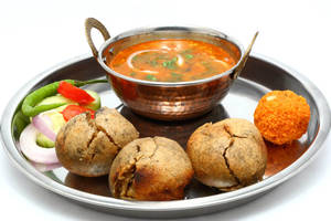 Dal Fry Litti Chokha