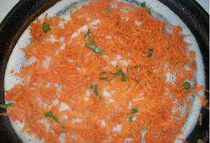 Homemade Size - Carrot Dosai (2 Piece)