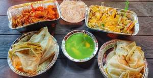 Punjabi Chaap [Half] + Sunny Leone Chaap [Half] + 4 Roomali Roti
