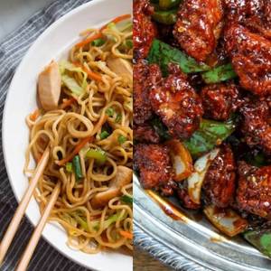 (chowmein + Chilli Chicken Bone) COMBO