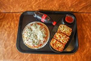 Jain Pizza Combo+ Jain Bread+[250Ml] Coke