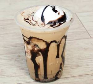 Cold coffee with ice cram