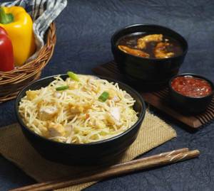 Chicken Chilli Noodles ( with gravy)