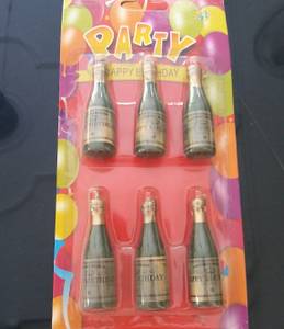 Bottle Shaped Candles (10 Pcs)
