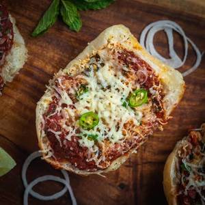 Pav Bhaji Cheese Toast