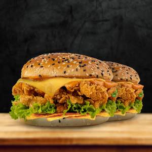 Ridiculous Chicken Burger + Ridiculous Chicken Burger