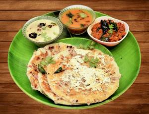 Cheese Onion Set Dosa (3 Pcs)